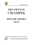 Kecamatan Cikampek Dalam Angka tahun 2010