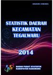 Statistik Daerah Kecamatan Tegalwaru Tahun 2014